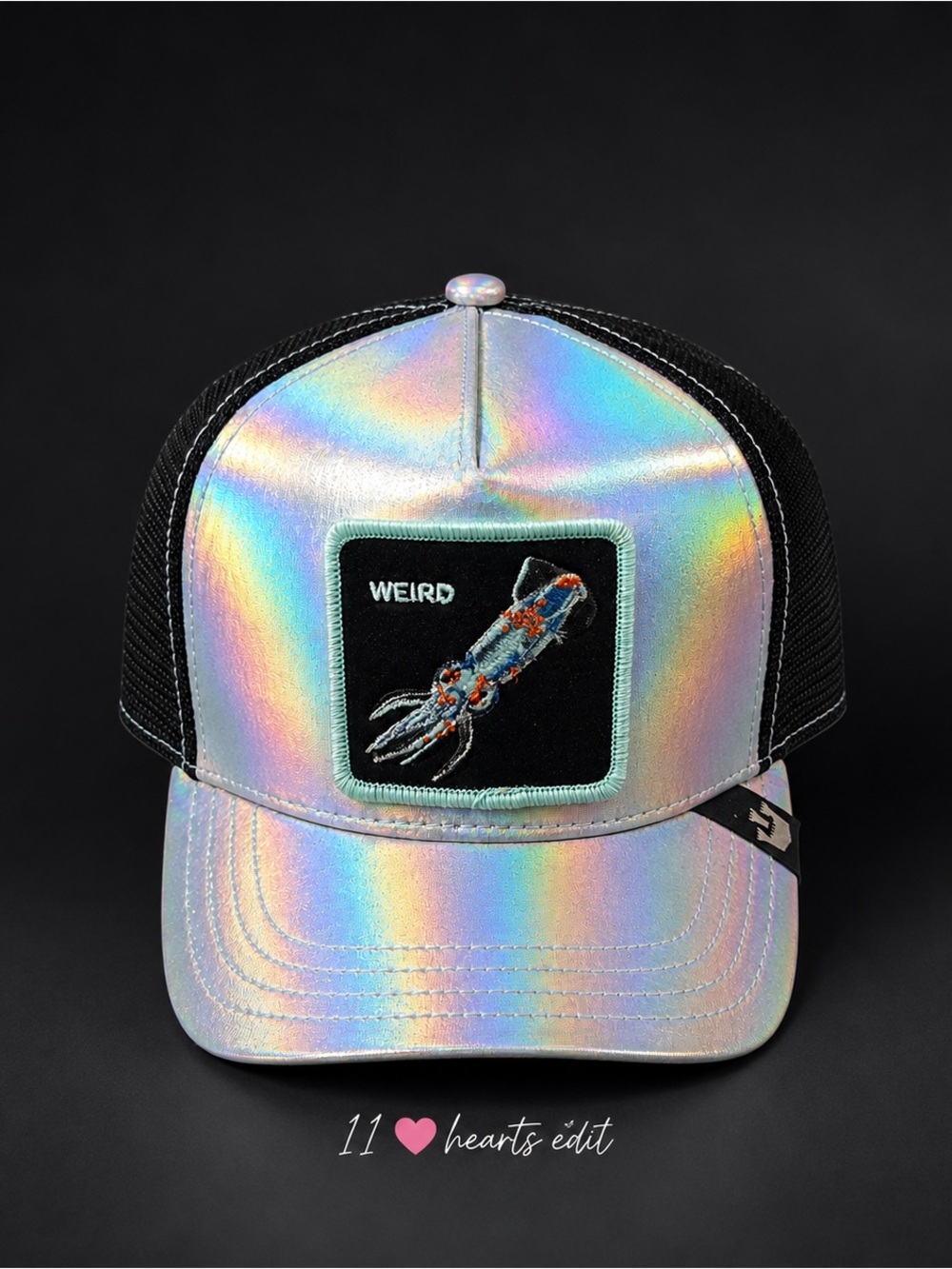 Goorin Bros The Farm Go Way Out There Deep Sea Squid Weird Trucker Hat NWOT